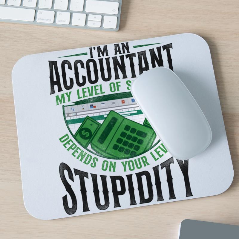 Comptable Comptable Comptable Comptabilité Tapis de souris (format paysage)