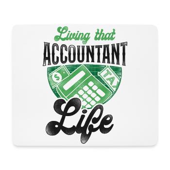 Accountant Bookkeeper Accounting - Mouse Pad (horizontal) - white - Front