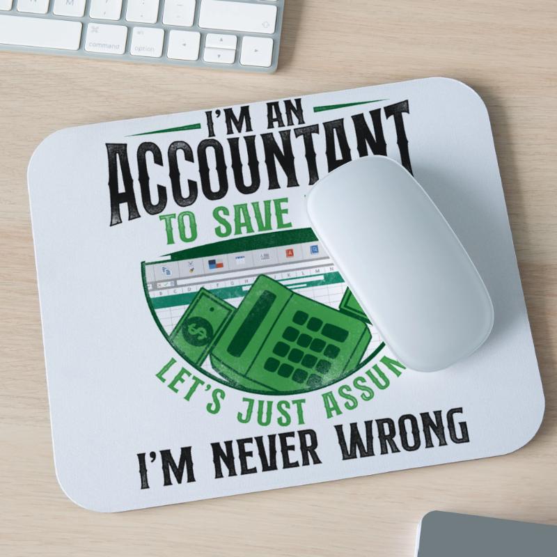 Comptable Comptable Comptable Comptabilité Tapis de souris (format paysage)