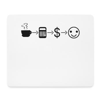 Accountant Bookkeeper Coffee - Mouse Pad (horizontal) - white - Front