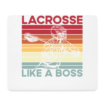 La crosse comme un patron - Tapis de souris (format paysage) - blanc - Devant