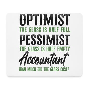 Accountant Bookkeeper Accounting - Mouse Pad (horizontal) - white - Front