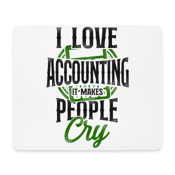 Accountant Bookkeeper Accounting - Mouse Pad (horizontal) - white - Front