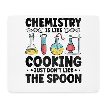 Chemistry is like cooking Funny chemist gift - Mouse Pad (horizontal) - white - Front