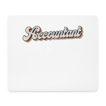 Accountant Bookkeeper Accounting - Mouse Pad (horizontal) - white - Front