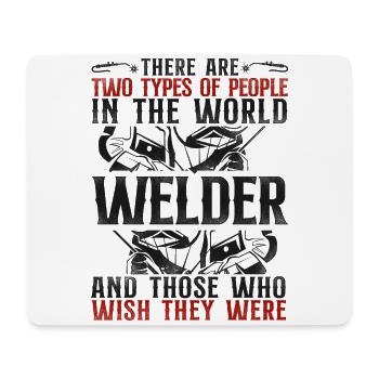 Welder Welding Vintage There Are - Mouse Pad (horizontal) - white - Front