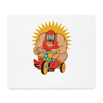 Wrestling Wrestler Kämpfer Ringen Kamfpkunst - Mousepad (Querformat) - Weiß - Vorne