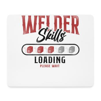 Welder Welding Apprentice Vintage - Mouse Pad (horizontal) - white - Front