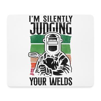 Welder Welding Vintage Retro I'm - Mousepad (Querformat) - Weiß - Vorne