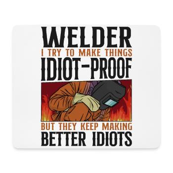 Welder Welding Vintage Welder I - Mousepad (Querformat) - Weiß - Vorne