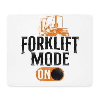 Certified Forklift Truck Operator - Mousepad (Querformat) - Weiß - Vorne