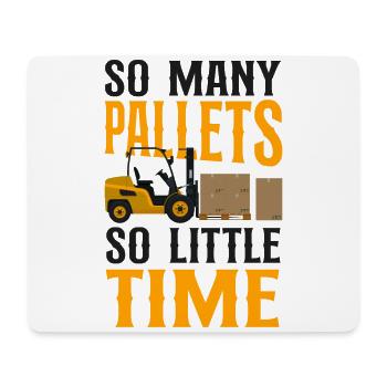 Certified Forklift Truck Operator - Mousepad (Querformat) - Weiß - Vorne