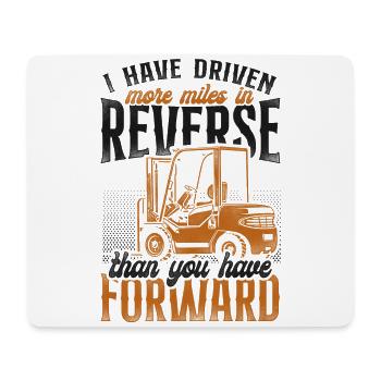 Certified Forklift Truck Operator - Mousepad (Querformat) - Weiß - Vorne