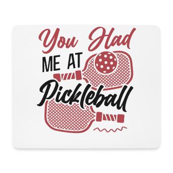 Pickleball Girl Ladies You Had Me - Tapis de souris (format paysage) - blanc - Devant
