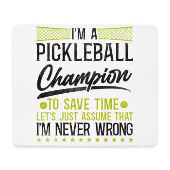 Pickleball I'm A Pickleball - Mouse Pad (horizontal) - white - Front