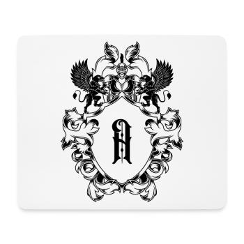 A letter coat of arms - Mouse Pad (horizontal) - white - Front