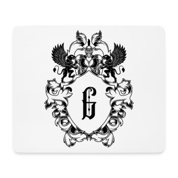 G Buchstabe Wappen - Mousepad (Querformat) - Weiß - Vorne