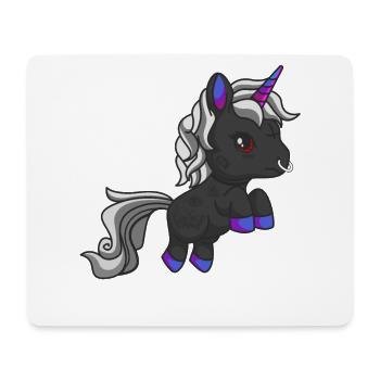 Licorne Gothique Zombie Gothique Occulte Halloween - Tapis de souris (format paysage) - blanc - Devant