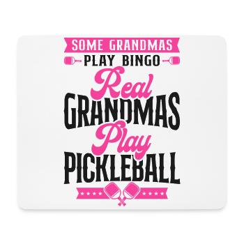 Pickleball Grandma Some Grandmas - Mouse Pad (horizontal) - white - Front