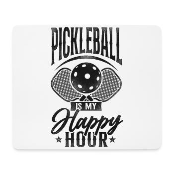 Pickleball Pickleball Is My Happy - Mousepad (Querformat) - Weiß - Vorne