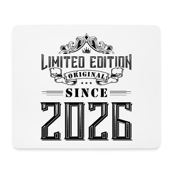2026 limited edition - Mousepad (Querformat) - Weiß - Vorne