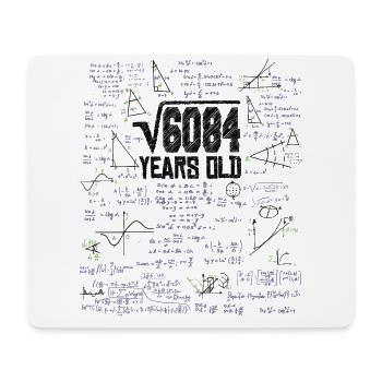 Square Root of 6084 Math Nerd 78th Birthday - Mouse Pad (horizontal) - white - Front