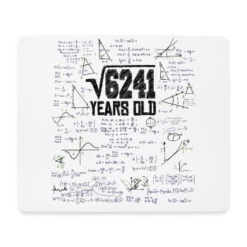 Square Root of 6241 Math Nerd 79th Birthday - Mouse Pad (horizontal) - white - Front