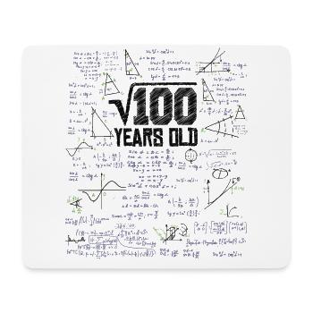 Square root of 100 math nerd 10th birthday - Mouse Pad (horizontal) - white - Front