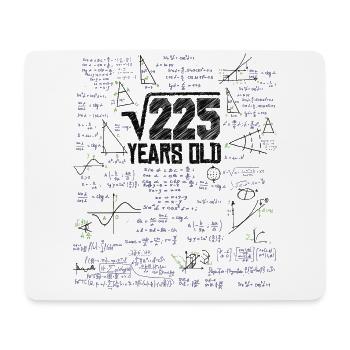 Racine carrée de 225 Math Nerd 15e anniversaire - Tapis de souris (format paysage) - blanc - Devant