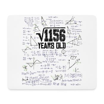 Square Root of 1156 Math Nerd 34th Birthday - Mouse Pad (horizontal) - white - Front