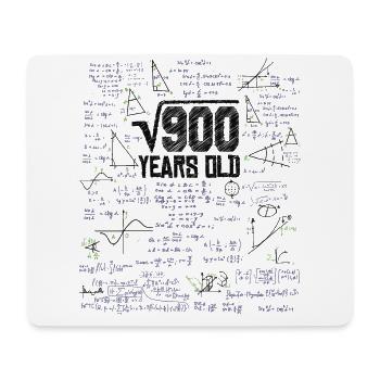 Quadratwurzel von 900 Mathe Nerd 30. Geburtstag - Mousepad (Querformat) - Weiß - Vorne