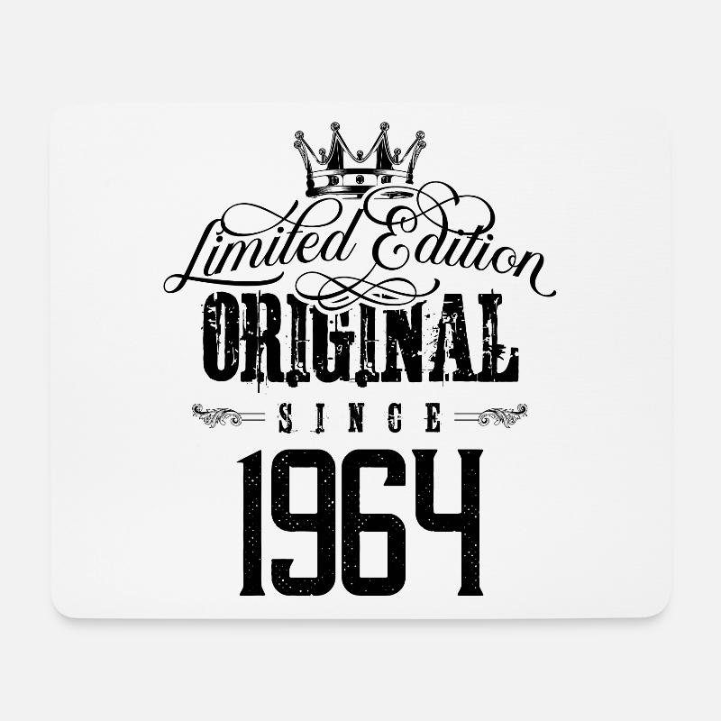1964 limited edition - Mousepad (Querformat) - Weiß