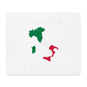 Dessins de drapeau italien pour tous les italiens fiers - Tapis de souris (format paysage) - blanc - Devant
