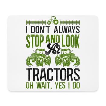 Farming Farmer Tractor Vintage I - Mouse Pad (horizontal) - white - Front