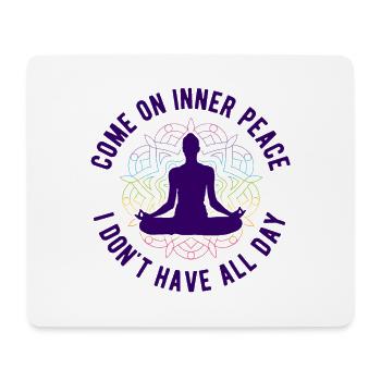 Yogalehrer Spruch Für Yogi Yoga - Mousepad (Querformat) - Weiß - Vorne