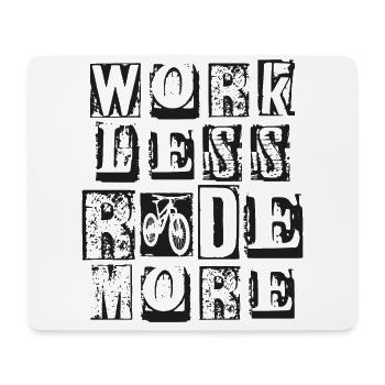 Enduro MTB Mountain Bike Riding - Mouse Pad (horizontal) - white - Front