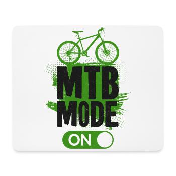 Enduro MTB Mountain Bike Riding - Mouse Pad (horizontal) - white - Front