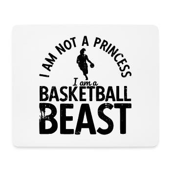Basketball - Mousepad (Querformat) - Weiß - Vorne