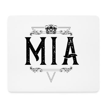 Mia Name - Mousepad (Querformat) - Weiß - Vorne