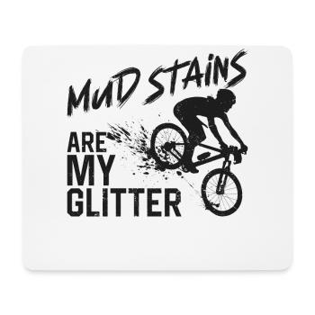 Enduro MTB Mountain Bike Riding - Mouse Pad (horizontal) - white - Front