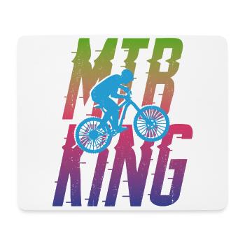 Enduro MTB Mountain Bike Riding - Mouse Pad (horizontal) - white - Front