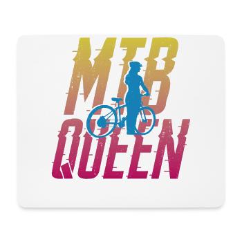 Enduro MTB Mountain Bike Riding - Mouse Pad (horizontal) - white - Front