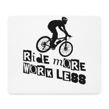 Enduro MTB Mountain Bike Riding - Mouse Pad (horizontal) - white - Front