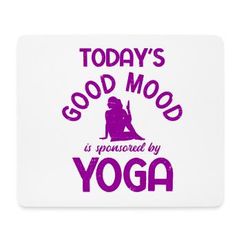 Yogalehrer Spruch Für Yogi Yoga - Mousepad (Querformat) - Weiß - Vorne