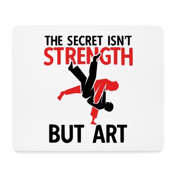 Japanischer Kampfsport Judo - Mousepad (Querformat) - Weiß - Vorne
