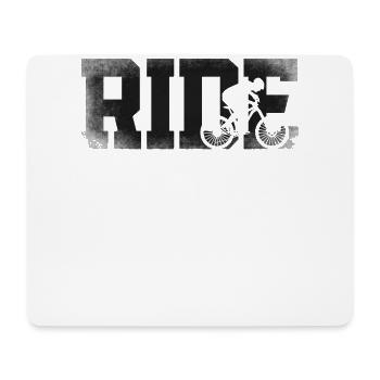 Enduro MTB Mountain Bike Riding - Mouse Pad (horizontal) - white - Front