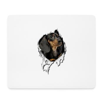 Mein Dackel ist perfekt für alle Hundebesitzer - Mousepad (Querformat) - Weiß - Vorne
