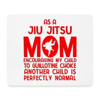 BJJ Jiu Jitsu - Mousepad (Querformat) - Weiß - Vorne