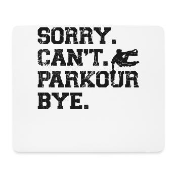 Parkour Free Running Traceur - Mouse Pad (horizontal) - white - Front