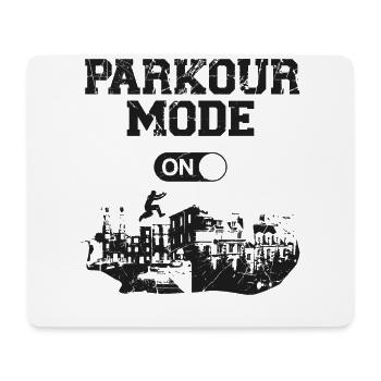 Parkour Free Running Traceur - Mouse Pad (horizontal) - white - Front